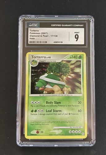 Torterra graded CGC 9 for sale on eBay