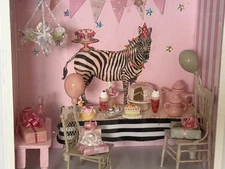 Birthday Party Shadow Box 3-D Wall Art