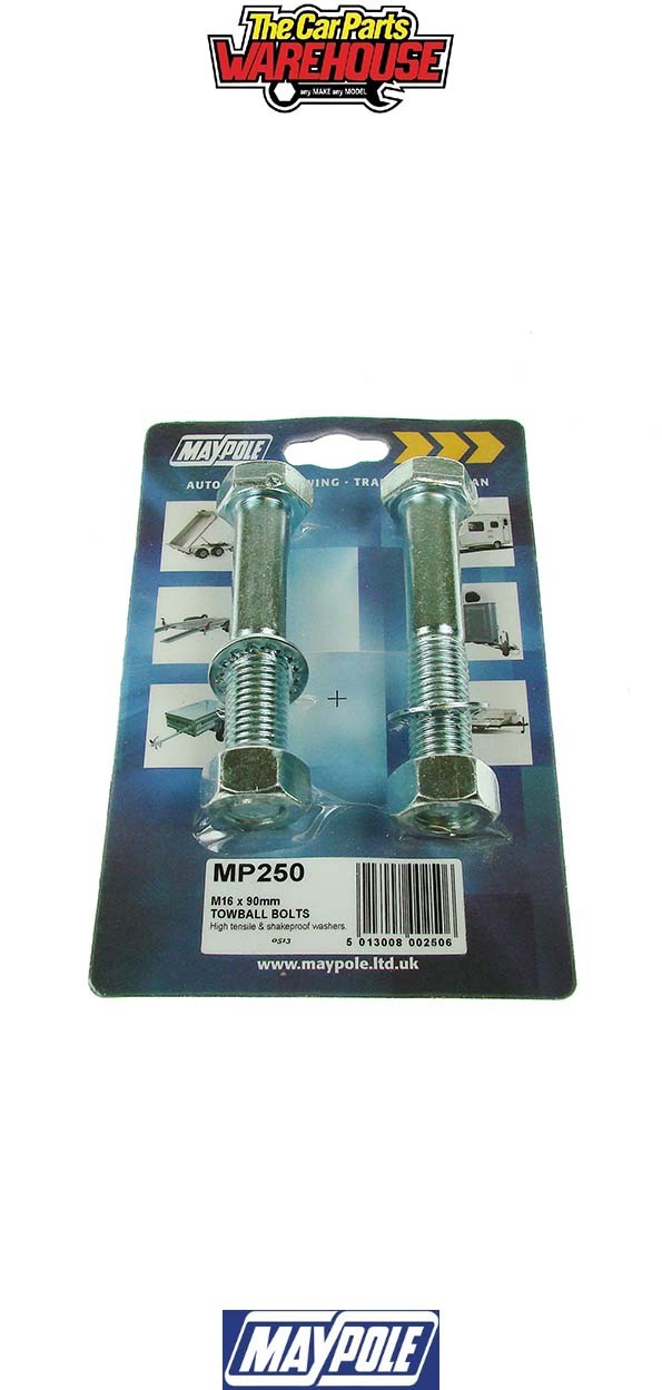 Maypole 250 High Tensile (8.8) Nuts & Bolts M16 x 90mm