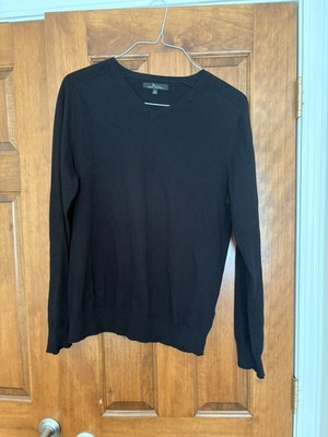 Men s Black V neck Pullover Sweater size M by Marc Anthony 