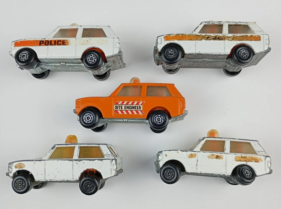 Matchbox Lesney Nº20 Police Patrol 1975 Rolamatics Range Rover Lote de 5 Foto 2 de 4