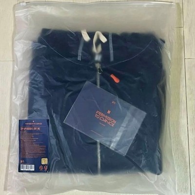 BTS Permission to Dance Zip-Up Hoodie PTD M Size New with Postcard