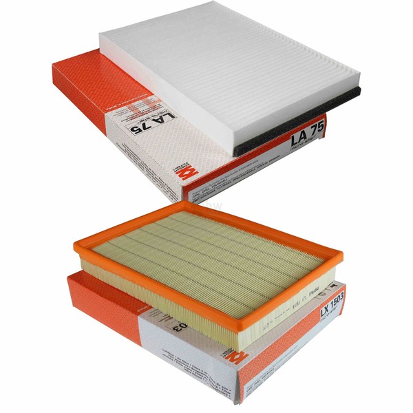 Mahle / Knecht Set Filterpaket Innenraumfilter LA 75 Luftfilter LX 1503-image
