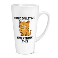 Gift Base Adhd Lustige Latte Tasse 17Oz Groß Keramik Kaffeebecher Weiß