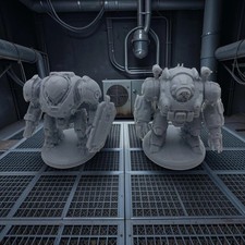 TTRPG Tabletop Armoured Mech, Mechanoids Robots, Android Miniatures Roleplaying
