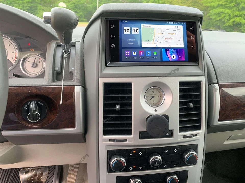 7" For 2008-2010 Chrysler Town & Country Android 13 Carplay Car Stereo Radio GPS Foto 4 de 4