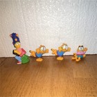 McDonald's The Simpsons Fast Food Premium Figures Set of 4 1990 Animated — photo 1