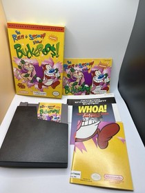 The Ren & Stimpy Show: Buckaroos NES CIB with Poster - Rare!