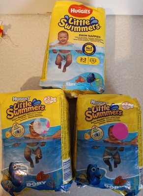 36 Windeln Neu (3 Packungen à 12 Windeln) Huggies Little Swimmer 3kg bis 8kg