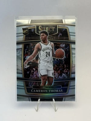 2021-22 Panini Select - Concourse Cameron Thomas #21 Silver Prizm (RC) - Image 1 of 2