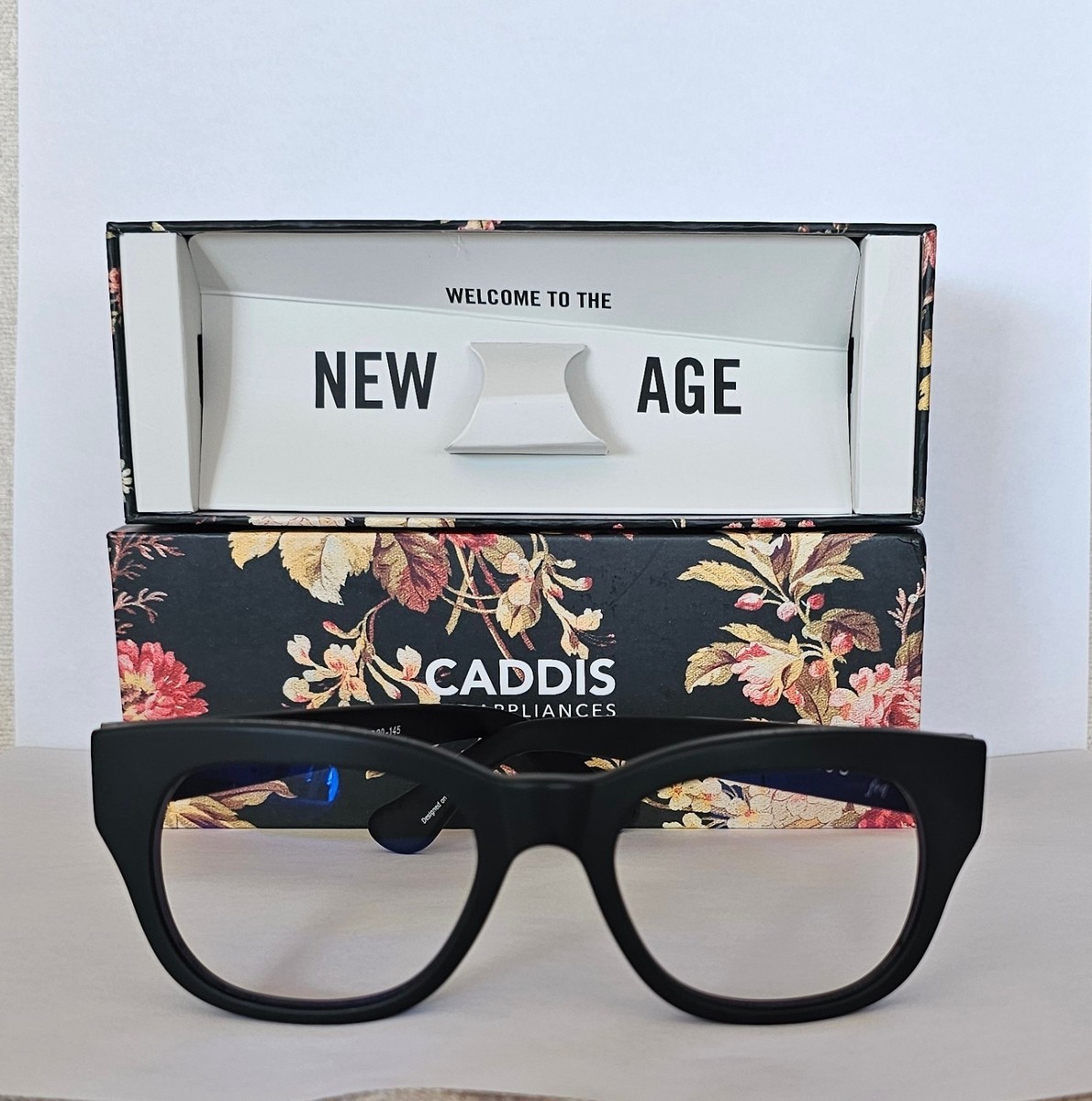 Caddis Miklos +1.00 Matte Black Readers Eyeglasses 52-20-145  display picture 2