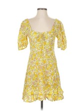 Faithfull the Brand Women Yellow Casual Dress 4
