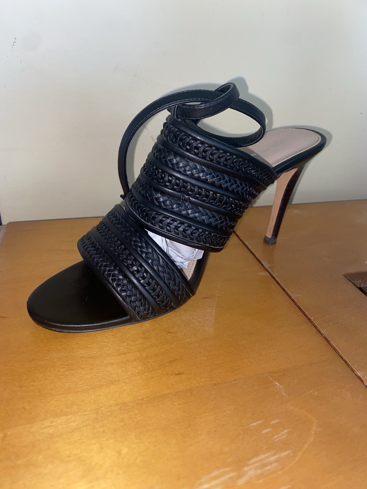 BCBGeneration Karli Black Ankle Strap Stiletto He… - image 3