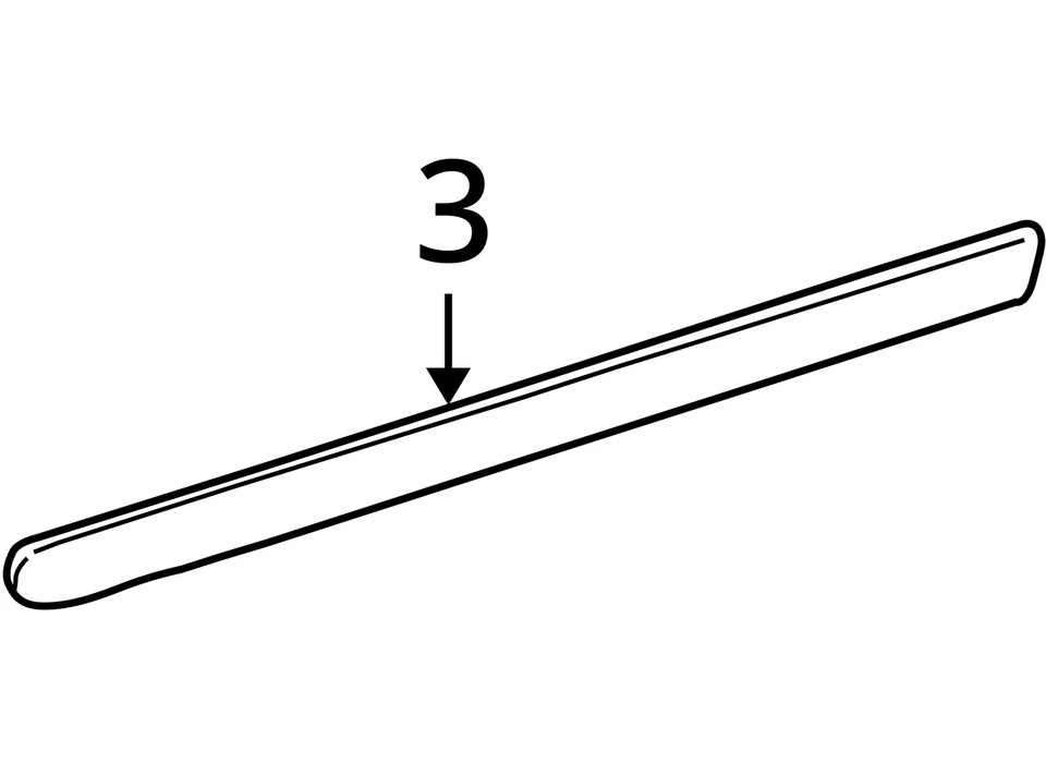 Toyota Tundra 2001-2006 puerta delantera derecha moldura azul 8J7 Foto 4 de 4