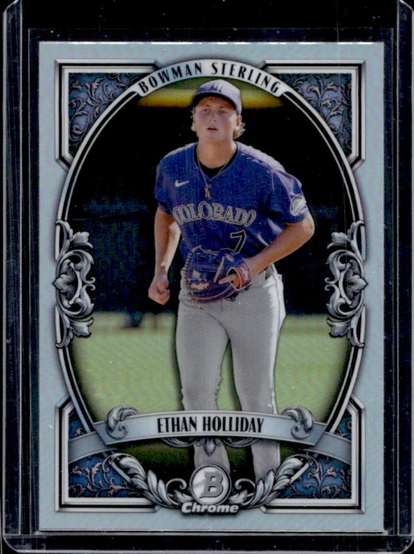 2026 Bowman Ethan Holliday Sterling Chrome #BST-11 Rockies