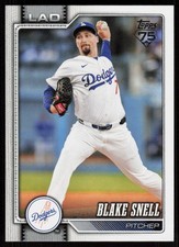 2026 Topps Series 1 Celebration Blake Snell #340 Los Angeles Dodgers