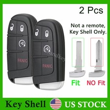 2 Replacement For 2016 2017 2018 Fiat 500x Remote Key Shell Case Fob 4 Buttons 2 Replacement For 2016 2017 2018 Fiat 500x Remote Key Shell Case Fob 4 Buttons