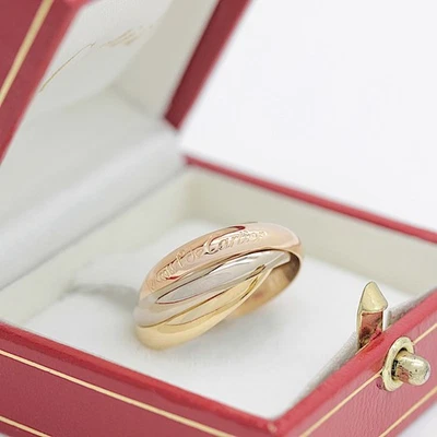 Les must de Cartier Trinity Tricolour 18KT Gold mit Cartier Box in Gr. 53 - Bild 1 von 4