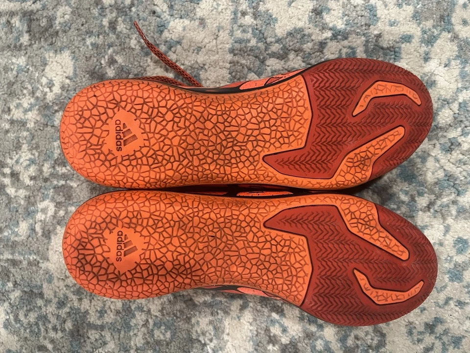 Zapatos de fútbol sala Adidas x 15.3 para hombre talla 9.5 naranja y negro EE. UU. Foto 3 de 4