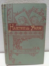 Hartwell Farm L.B. COMINS HC Book 1871 Novel Cover Art Gold antiquarian 