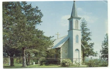Festina IA St. Anthony's Chapel Church Vintage Postcard - Iowa
