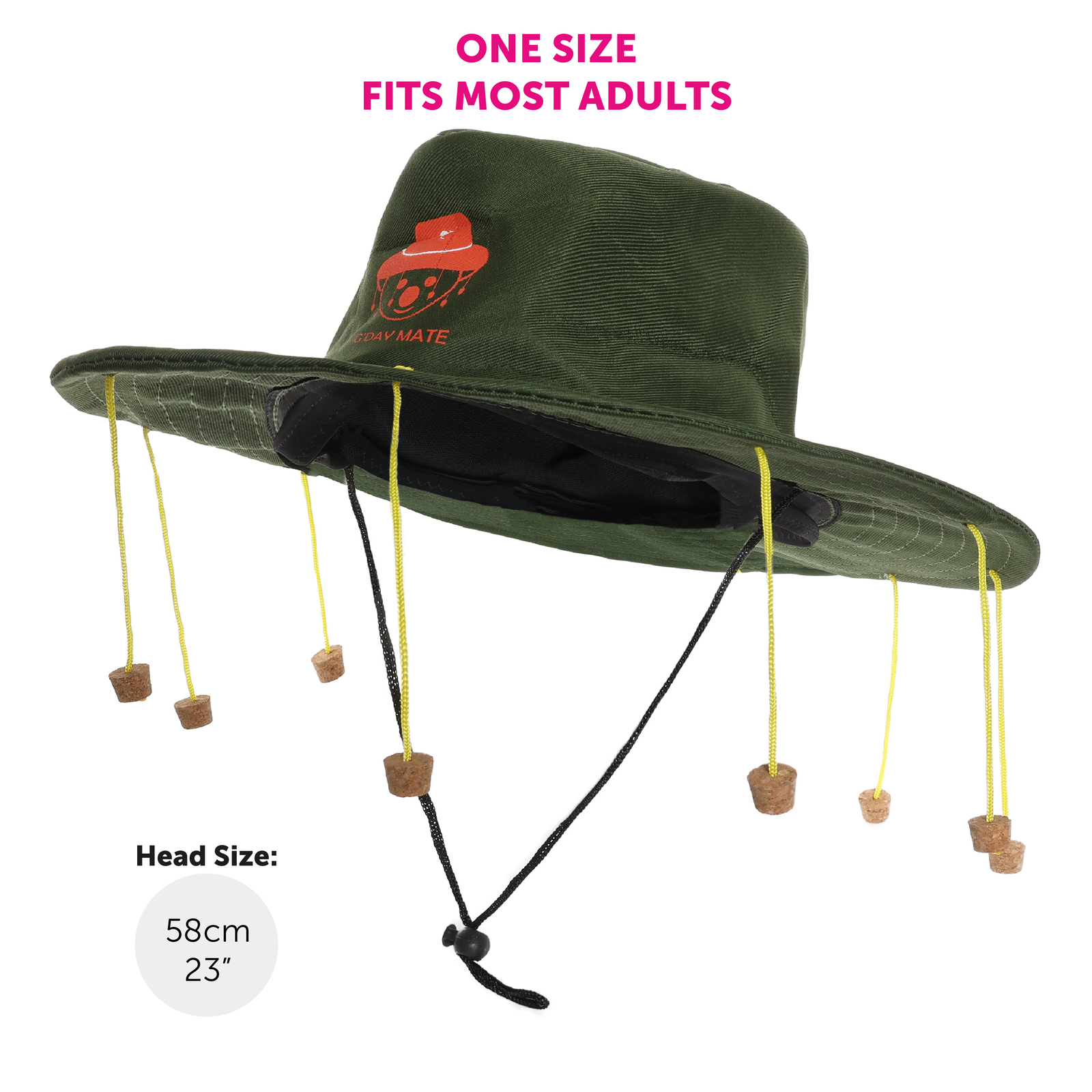 AUSTRALIAN CROCODILE DUNDEE FANCY DRESS AUSTRALIA ACCESSORIES HAT INFLATABLE image 7