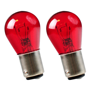 2x BAY15D 12V 21/5 Watt Sockel 12499 ROT Doppelfaden Bremslicht Rückleuchte