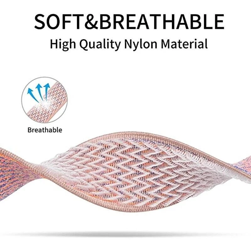 For Samsung Galaxy Watch3 4 5 6 7 FE 40/44mm 46 Active2 Braided Sport Band Strap - Image 2 of 4