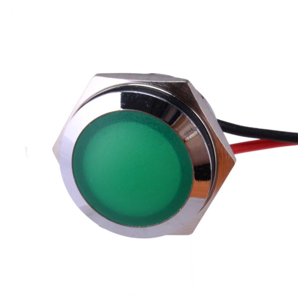 Lámpara de advertencia indicadora LED apta para Yamaha RT1 TY250 DT1 CT2 DT3 CT1 verde Foto 2 de 3