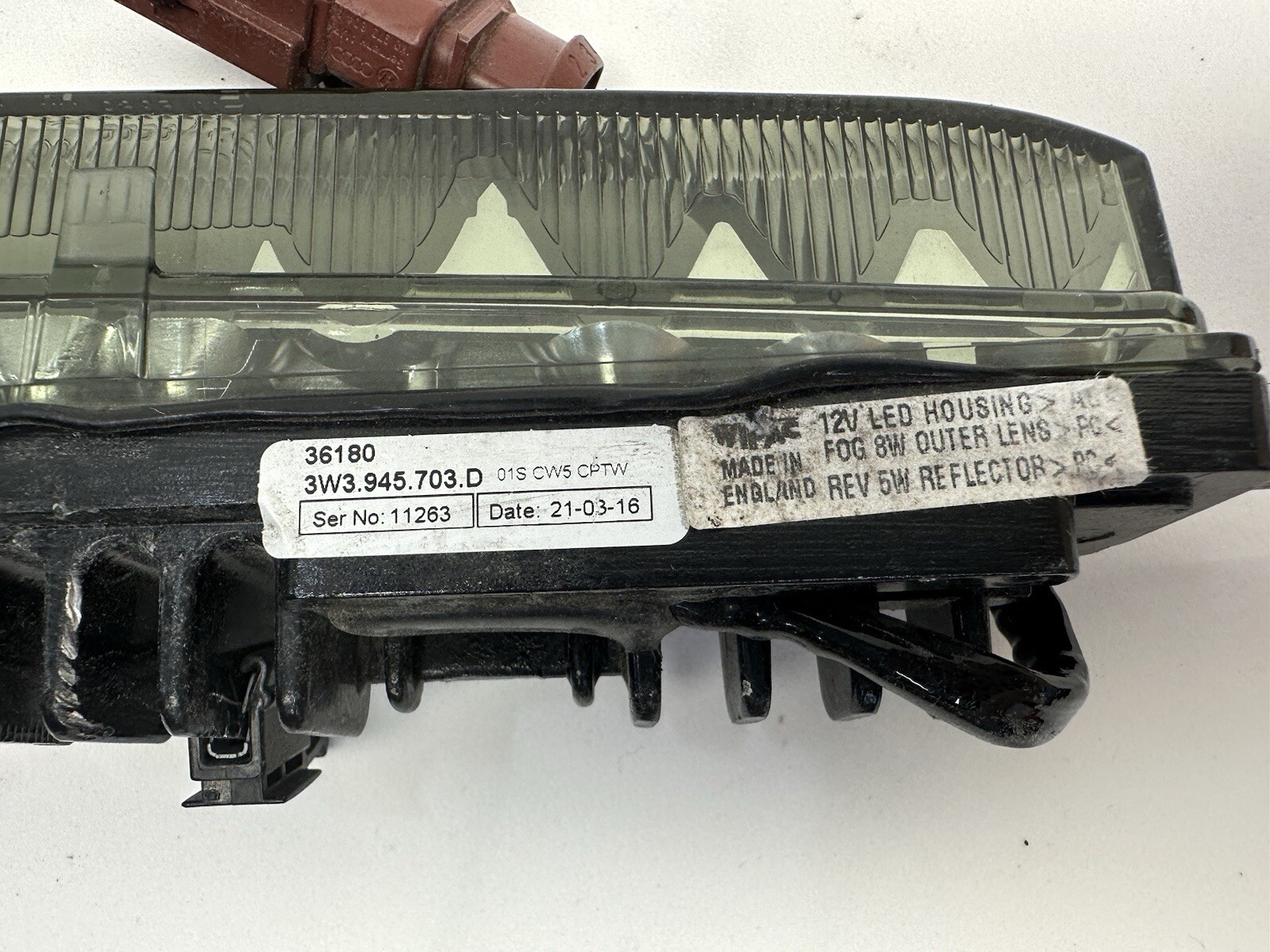 BENTLEY GT GTC REVERSE RH LIGHT REAR LED 2012 2013 2014 2015 2016 2017 2018