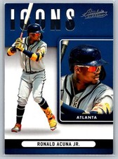 2022 Panini Absolute Icons Insert Baseball #I-3 Ronald Acuna Jr.  Atlanta Braves
