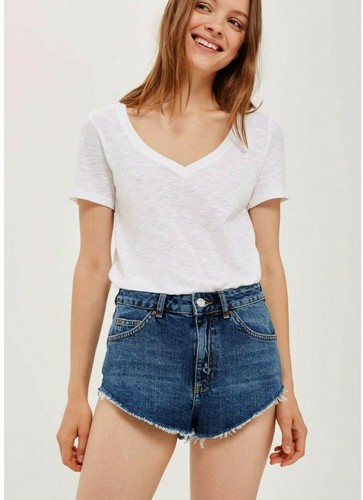 Topshop Shorts Womens Size 8 Kiri Moto 