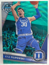 Kyle Filipowski 2023-24 Bowman Chrome U University AQUA WAVE Refractor /299 DUKE