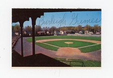 Burleigh Grimes-Signed Doubleday Field Postcard (Cooperstown)