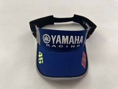 Yamaha Racing Indianapolis August 8-10 2014 Graphic Blue Visor Hat Cap One Size