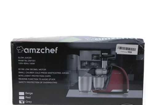 OPEN BOX amzchef ZM1501 Professional Slow Masticating Juicer Extractor in Gray - Picture 2 of 5