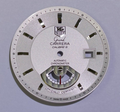 TAG HEUER GRAND CARRERA CAL 6 WATCH WAV511B WHITE DIAL 35 MM (NOS & ORIGINAL)