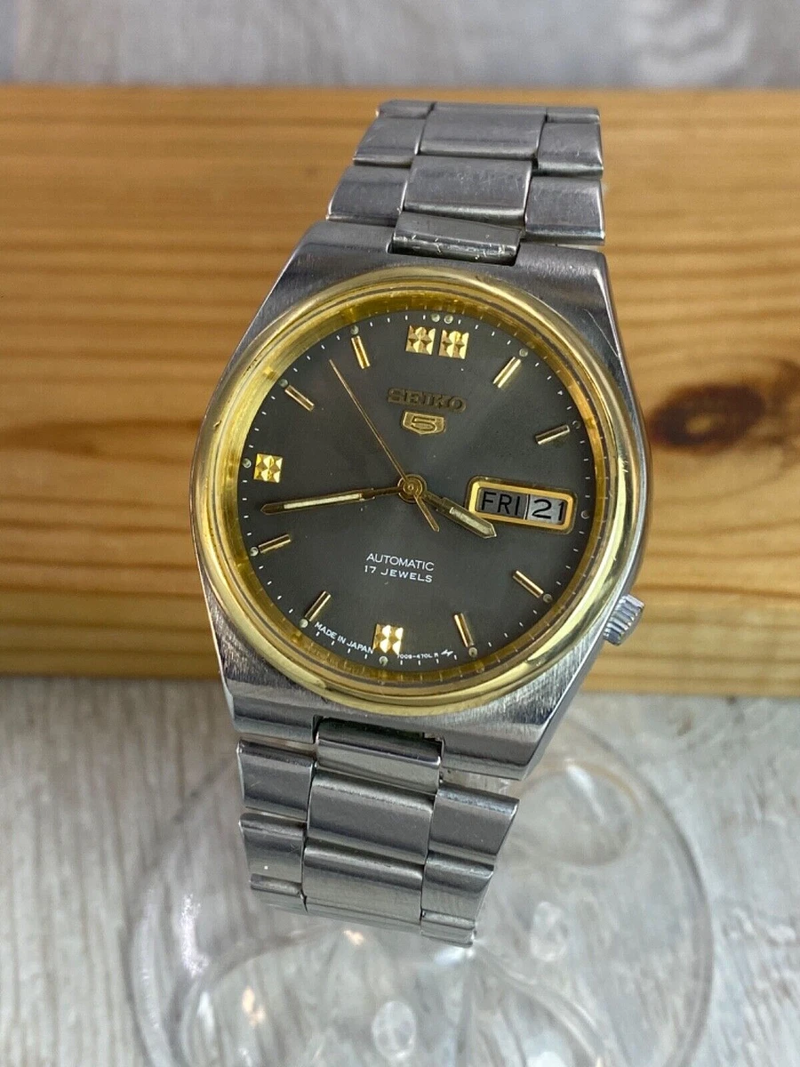 Seiko 5 shop gray dial