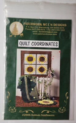 Patchwork Moon Designs Quilt Coordinates #2006 Kansas Sunflowers