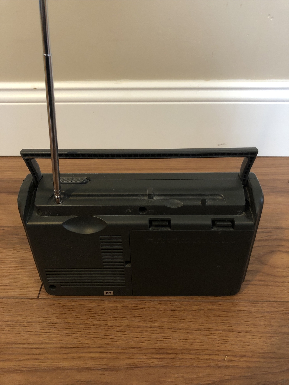 SONY ICF38 Portable AM/FM Radio ICF-38 Tested Working Batteries Or Cord ...