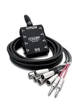 Hosa 20 ft Pro-Conex Little Bro' Sub Snake - 6 x XLR Sends and 2 x 1/4 in TRS Re