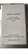 ETERNITY AQUA CK Calvin Klein for Men 3.4 oz EDT Spray Perfume White Box