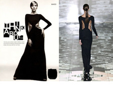 GUCCI Vintage SS2010 Runway Crystal Embellished Dress IT36