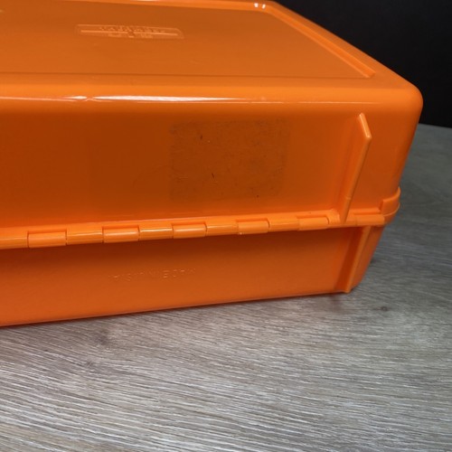 Vintage 1988 POLICE ACADEMY THE SERIES LUNCH BOX Cartoon RARE Orange - Picture 4 of 9