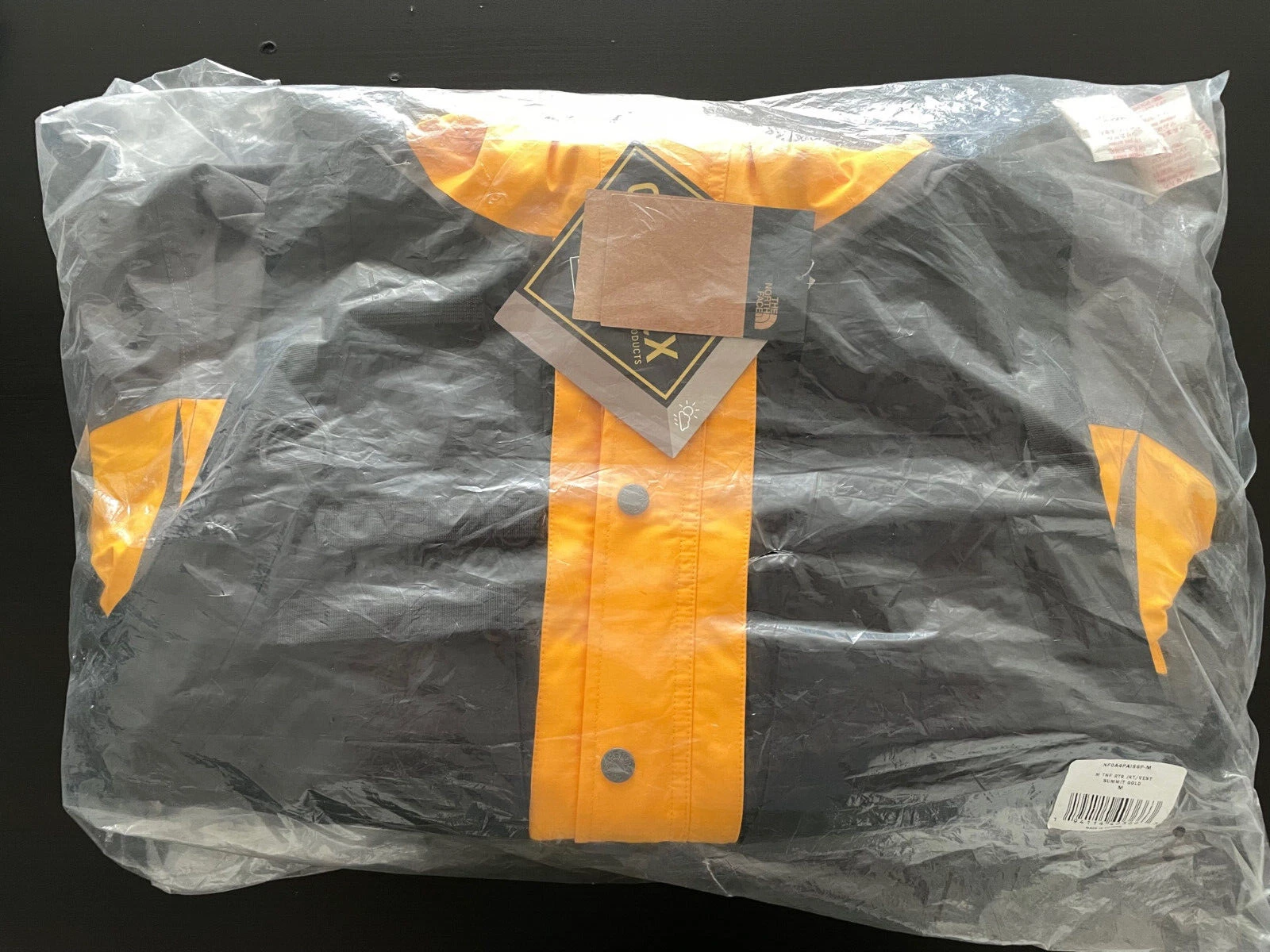 Veste Supreme X The North Face RTG + gilet SS20 taille M neuf Gore Tex jaune