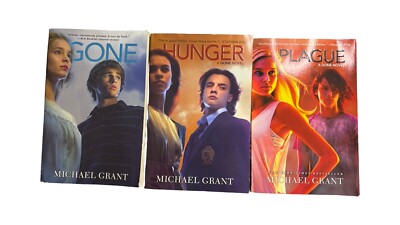 Gone Series Lot Of 3 Gone Hunger Plague Harper Teen Michael Grant Soft Cover