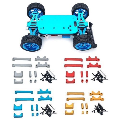 Châssis Métal Bleu Pour RC Wltoys 1/18 - Modèles A949, A959, A969, K929, A959 B