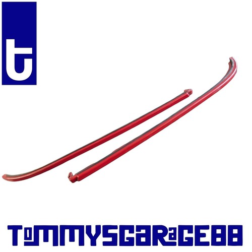 Blende Leiste Scheinwerfer BMW 5er E39 Zierleiste 8159305 8159306 Japanrot