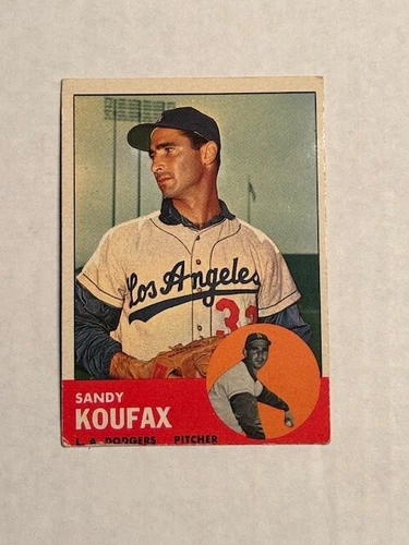 1963 Topps #210 Sandy Koufax