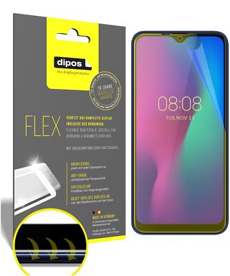 3x Ulefone Power 6 Schutzfolie Folie, 100% Displayabdeckung, dipos Flex